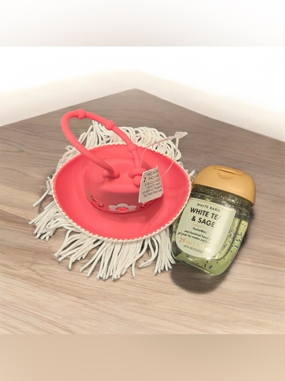 NEW Bath & Body Works Pink Cowboy Hat PocketBac Holder & Hand Sanitizer Festival